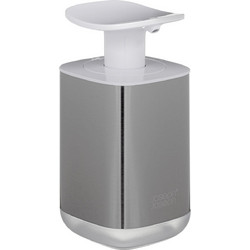 Soap Dispenser Κουζίνας Joseph Joseph Presto Steel 0.35 L Stainless steel, White