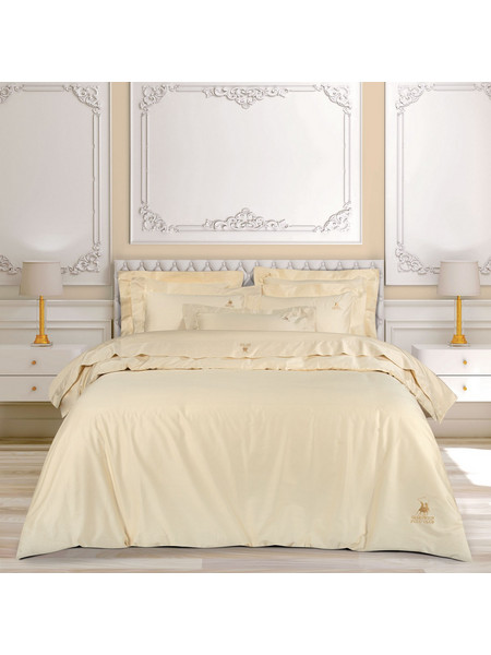 Greenwich Polo Club Σεντόνια Σετ King 250x270 Βαμβακοσατέν Classic 2334 Cream 202100302334