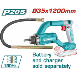 TOTAL ΔΟΝΗΤΗΣ ΜΠΑΤ. Li-ion 20V / Φ-35 Χ 1200mm ΧΩΡΙΣ ΜΠΑΤΑΡΙΑ & ΦΟΡΤΙΣΤΗ (TCVLI202502)