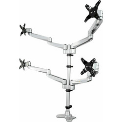 StarTech Βάση Γραφείου QUAD για 4 Οθόνες έως 30" με Βραχίονα (ARMQUADPS)