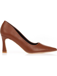 Γόβες TSOUKALAS κάμελ δερματίνη