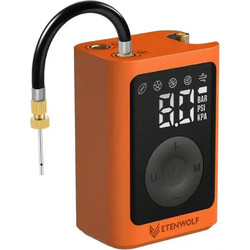 Etenwolf P300 Plus Ηλεκτρική Τρόμπα για Φουσκωτά με Μανόμετρο - Πορτοκαλί