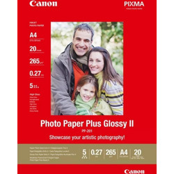 Canon PP-201 Φωτογραφικό Χαρτί 4x6 265gr/m για Εκτυπωτές Inkjet 100 Φύλλα (2311B072AA)
