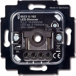 6523 U-102 Flush Mounted Inserts Busch-Dimmer(R)