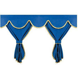 ΣΕΤ ΚΟΥΡΤΙΝΕΣ ΝΤΑΛΙΚΑΣ PRIVILEGE STANDARD ΜΠΛΕ 8ΤΕΜ. - Lampa - L9601.0
