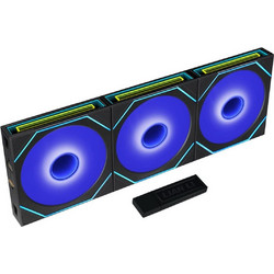 Lian Li Uni Fan SL-INF Flex Reverse 120 Case Fan 120mm 3 Τεμάχια Black