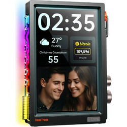 Divoom Times Frame Έξυπνη Οθόνη 10.1" με WiFi, RGB για Φωτογραφίες, Gaming Setup, Smart Clock, Μαύρο