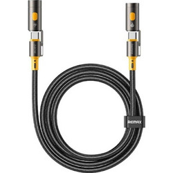 Καλώδιο USB-C σε USB-C Remax CB21 240W - Φόρτιση, LED φακός και αναπτήρας, 1.2m