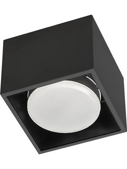 Φωτιστικό Οροφής Σποτ 123LED Τετράγωνο GX53 100mm Black