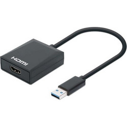 Manhattan Μετατροπέας USB-A male σε USB-A female (153690) 8059112
