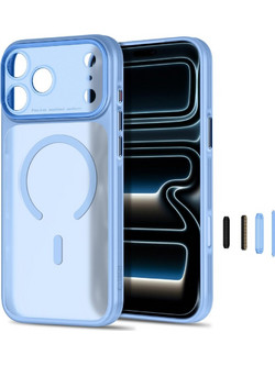 Tech-Protect MagPrime MagSafe Θήκη με Προστασία Κάμερας (iPhone 17 Pro Max / 18 Pro Max) Γαλάζιο Φιμέ