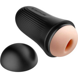 Pretty Love Alice Squeezable Vagina Pocket Sleeve Αυνανιστήρι με Δόνηση Black