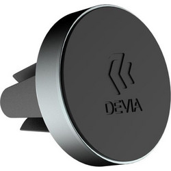 Universal Βάση Στήριξης Αεραγωγού Αυτοκινήτου Devia EL072 Magnetic Circle Γκρι