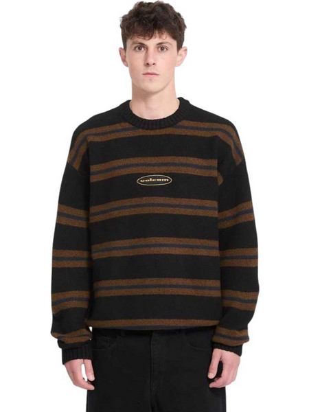 Volcom Ανδρικό Πουλόβερ Καφέ A0732604-BLK