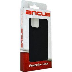 Ancus Silicone Liquid Back Cover Black (iPhone 15 Plus)