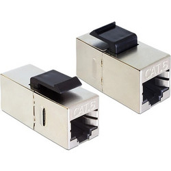 DELOCK Keystone module RJ45 86210, Cat 6 STP, ασημί