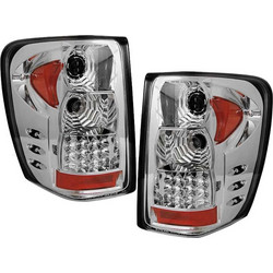 Πισινά Φανάρια Set Για Jeep Grand Cherokee 99-05 Wj Led Χρωμίου