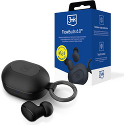 3mk FlowBuds Ακουστικά Bluetooth In Ear Black