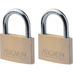 Master Lock CAD40T - Σετ 2 λουκέτα μπρούτζινα 40mm Magnum