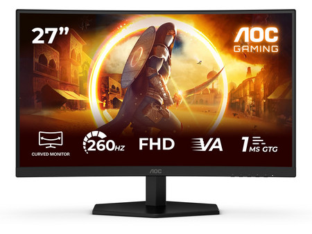 AOC C27G42ZE VA HDR Curved Gaming Monitor 27" 1920x1080 FHD 260Hz 1ms