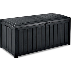 Keter Glenwood Garden storage box 390 l Graphite 230413