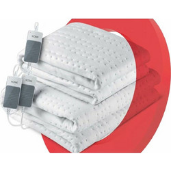 Solac CT8627 Ηλεκτρική Διπλή Κουβέρτα Λευκή 120W 150x140cm