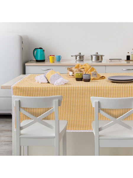 Τραπεζομάντηλο 0914 Orange Das Home 140X180 140x180cm 100% Βαμβάκι