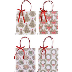 ΤΣΑΝΤΑ ΔΩΡΟΥ ΚΡΑΦΤ XMAS ΚΟΚΚΙΝΗ 21x10x25,5cm ASSORTED