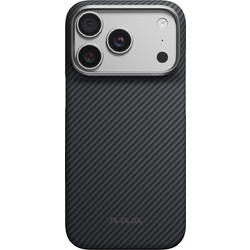 Pitaka Edge Case Black/Grey Twill (iPhone 18 Pro / 17 Pro)