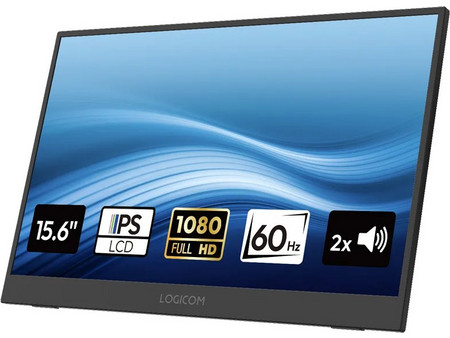 Logicom Nomad Display IPS Φορητό Monitor 15.6" 1920x1080 FHD
