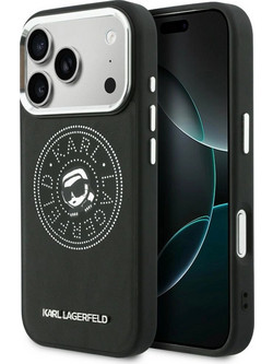 Karl Lagerfeld Point & Choupette Sketch MagSafe Θήκη iPhone 18 Pro / 17 Pro Black (KLHMP18L6PCCPRK)