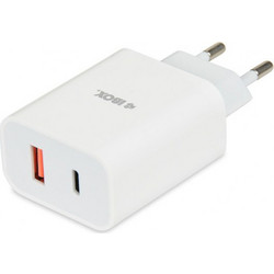 Wall charger iBOX C-36 GaN PD20W, white
