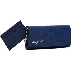 Desigual purse Sierra Mone Mariona Long Wallet Blue 19 x 10 x 3 cm