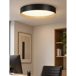 kelvo(R) RONDO KLV-101-0587-V2 Φωτιστικό Οροφής LED 36W 3600lm 120 AC 220-240V IP20 Ρυθμιζόμενο Λευκό CCT με Διακόπτη στο Driver 2700K/4500K/6000K Triac Dimmable - Lumileds SMD Chip & ENEC/TUV Driver