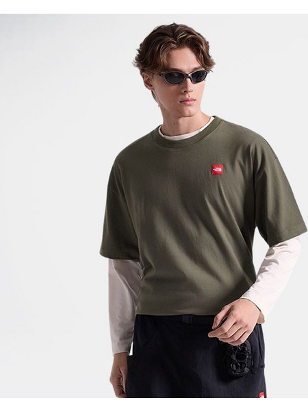 The North Face Red Box Ανδρικό T-Shirt NF0A8EG521L1 New Taupe Green