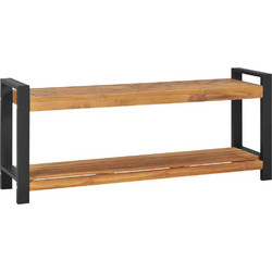 vidaXL Παγκάκι από Μασίφ Ξύλο Teak 120x30x50cm 1 τεμ