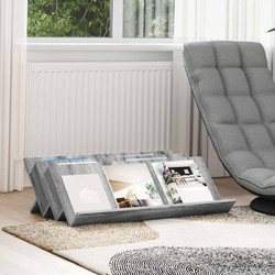 VidaXL Ράφι Περιοδικών με ράφι Γκρίζο Σονομα 90 x 53 x 28,5 εκ