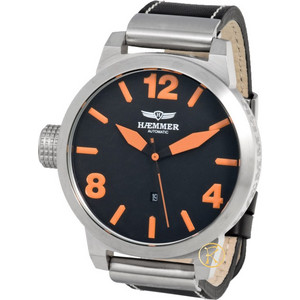 Haemmer XXL Black Leather Strap H-13