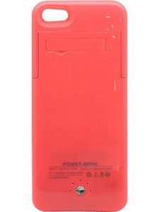 Μπαταρία Ενσωματωμένη σε Θήκη Faceplate Apple iPhone 5C Ροζ 2500mAh