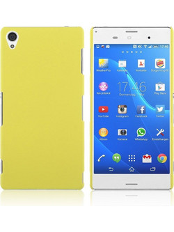 Sony Xperia Z3 - Πλαστικό Πίσω Κάλυμμα Κίτρινο (OEM)