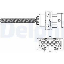 Delphi Αισθητήρας Λάμδα - ES10789-12B1