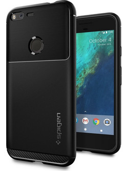 Spigen Rugged Armor Black (Google Pixel XL)