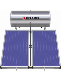 Pyramis Ηλιακός Θερμοσίφωνας 200lt 4m² Τριπλής Ενέργειας