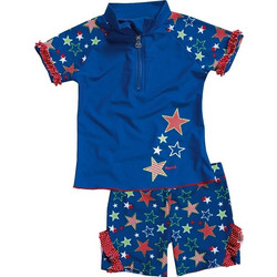 Playshoes Αντηλιακό UV Παιδικό Μαγιό Σετ με Μπλούζα για Αγόρι Μπλε 460282