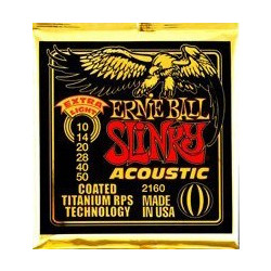 Ernie Ball 2160 Slinky Xtra Σετ 6 Χορδές Ακουστικής Κιθάρας Bronze 10-50"