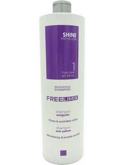 Freelimix Anti Yellow Σαμπουάν για Προστασία Χρώματος για Βαμμένα Μαλλιά 1lt