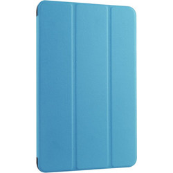 Samsung Galaxy Tab E 9.7-9.6 (T560)(T561) - Με λειτουργία sleep /wake- Book Cover Galaxy Tab E 9.6 με πίσω κάλυμμα σιλικόνης - Μπλέ (OEM)