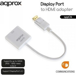 Adaptor APPC16 Display Port to HDMI Approx (16587)