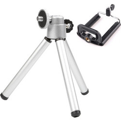 Φορητό Mini Τρίποδο 12.5cm - 28cm με Phone Holder - Κατάλληλο για Φωτογραφικές Μηχανές - Action Cameras & Smartphones (Tripod-11998)