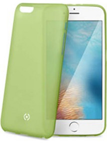 Celly Λεπτή Θήκη Σιλικόνης Ματ για iPhone 7 Plus / 8 Plus - Πράσινο του Lime (FROST801GN)